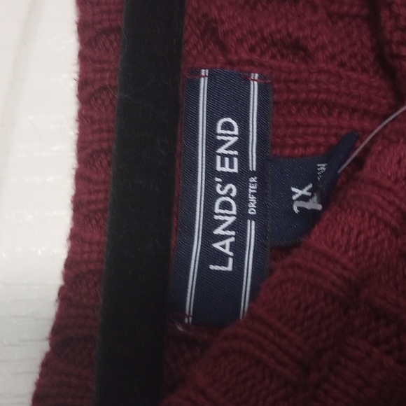 Lands end cable knit sweater size 2x - Picture 3 of 3